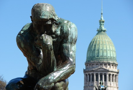 Private tour guide buenos aires view of the thinker