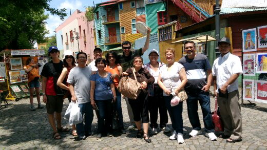 Buenos Aires private tour guide with Friends of all around the world