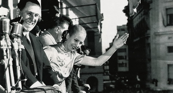 Private tour about Evita in Buenos Aires Eva Peron at balcony