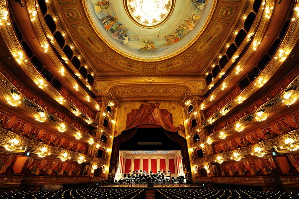 Private tour guide in Buenos Aires Teatro Colon Opera House view from the seats